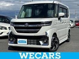 スズキ スペーシア 660 カスタム ハイブリッド XS 新品タイヤ/純正 9インチ SDナビ/セーフテ