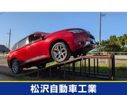 三菱 アウトランダーPHEV 2.0 G セーフティパッケージ 4WD ディーラー車検・整備記録簿11枚　ハーフレ