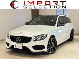 メルセデスAMG Cクラスワゴン C43 4マチック 4WD サンルーフ　赤レザー　ACC HUD 73