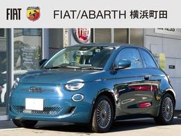 フィアット 500e ポップ 新車保証継承　純正ナビ 前後ドラレコ　ETC