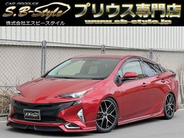 トヨタ プリウス 1.8 S ツーリングセレクション シートH　9インチ　マフラー4本出し　Bカメ