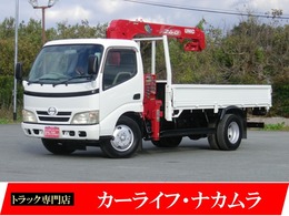 日野自動車 デュトロ 2t　標準ロング　3段フックインクレーン 2.6t吊り