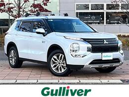 三菱 アウトランダー PHEV 2.4 G 4WD 純正ナビ(フルセグTV FM AM Bluetooth)アラ