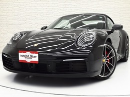 ポルシェ 911カブリオレ カレラ4S PDK OP302/スポーツクロノPKG/PDLS+/黒革シート