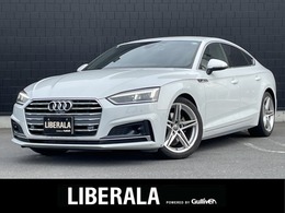 アウディ A5スポーツバック 40 TFSI スポーツ Sラインパッケージ 黒半革 アシスタンスP 純ナビ ACC 360カメ