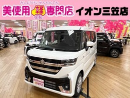 スズキ スペーシア 660 カスタム ハイブリッド GS 4WD 届出済未使用車　LEDライト　パワスラ