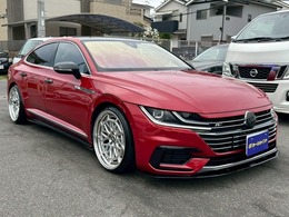 フォルクスワーゲン アルテオン Rライン 4モーション アドバンス 4WD 社外20AW 社外エアロ 社外ミラー型ドラレコ