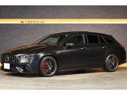 メルセデスAMG CLAシューティングブレーク CLA 45 S 4マチックプラス 4WD MP202401 後期モデル AMGパフォーマンスP 灰×黒革