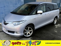 トヨタ エスティマハイブリッド 2.4 G 4WD 4WD フリップダウンモニター ETC ナビ TV