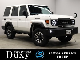 トヨタ ランドクルーザー70 2.8 AX ディーゼルターボ 4WD 丸目LEDヘッドライト　電動デフロック　バ