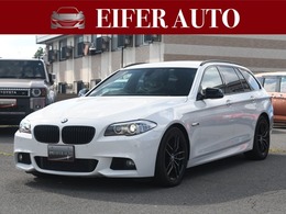 BMW 5シリーズツーリング 550i Mスポーツパッケージ V8ツインターボ 本革 ナビ 走行7900k　ディ