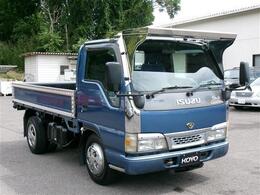 いすゞ エルフ 平ボディ カスタムグレード/高床/10尺/アオリシマ板