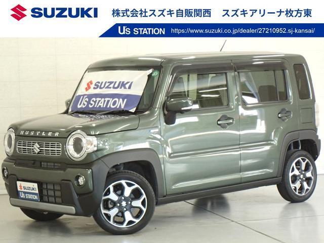 おしゃれなクールカーキパールメタリックのハスラーが仲間入り☆　ナビ・全方位カメラ・ETC・衝突被害軽減ブレーキ・車検整備付のお得な1台です☆　※当社では業販及び転売目的の方への販売はお断りしております