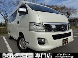 日産 NV350キャラバン 2.5 DX スーパーロングボディ ワイド ハイルーフ ディーゼルターボ 4WD ETC ナビ TV コーナーソナー リアクーラー