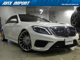 メルセデス・ベンツ Sクラス S550 ロング AMGスポーツパッケージ 左H ショ-ファ-PKG パノラマ 黒革 社外22AW