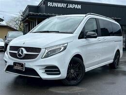 メルセデス・ベンツ Vクラス V220 d アバンギャルド ロング AMGラインパッケージ ディーゼルターボ SR 白革 ブルメスター リアエンター