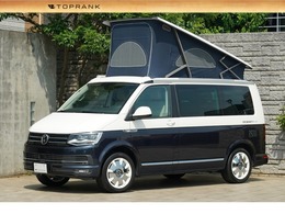 フォルクスワーゲン カリフォルニア T6 オーシャン ブルー 電動ポップアップルーフ サイドオーニング