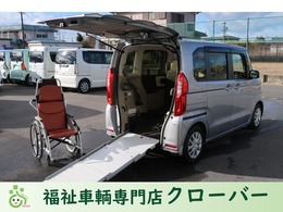 ホンダ N-BOX 660 G スロープ L ホンダセンシング 車いす専用装備装着車 左側パワスラワンオーナー車電動ウインチ