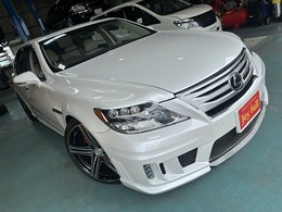 レクサス LSハイブリッド 600hL 後席セパレートシートパッケージ 4WD WALD　BLACK　BISONコンプリート　4本出マ