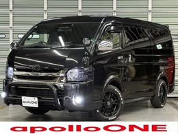トヨタ ハイエースバン 2.7 スーパーGL ダークプライムII ワイド ミドルルーフ ロングボディ 4WD カンガルーバー ベッドキット 防音断熱材