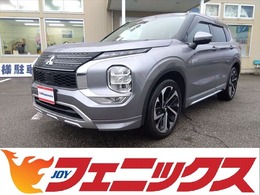 三菱 アウトランダー PHEV 2.4 G 4WD 9インチナビ Bluetooth スマホ連携 サンル