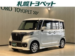 スズキ スペーシア 660 カスタム ハイブリッド XSターボ 4WD 両側Pスラ　LED　純正AW　スマートキー