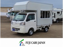 ダイハツ ハイゼットトラック 移動販売車 キッチンカ- フードトラック ウインドエアコン 3槽シンク クレ-プ焼き器