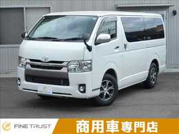 トヨタ ハイエースバン 2.8 スーパーGL ダークプライム ロングボディ ディーゼルターボ 純正ナビ 両側電動 衝突軽減 Bカメ 純正AW