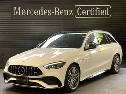 メルセデスAMG Cクラスワゴン C43 4マチック (BSG搭載モデル) 4WD MP202301 弊社下取り/ワンオーナー/赤黒本革