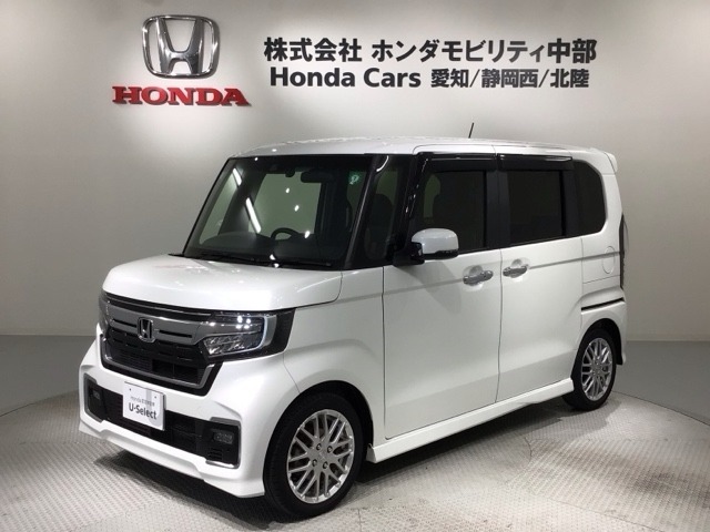全国納車可 第三者機関証明書付 最長5年保証 ワンオーナー ナビVXU-217NBI TV Rカメラ CD録音 BTオ-ディオ DVD ドラレコ シ-トヒ-タ-装備のN-BOXカスタム Lターボ入庫！
