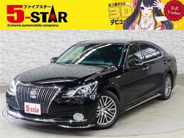 トヨタ クラウンマジェスタ 3.5 Fバージョン モデリスタエアロ 黒革電動シート LED
