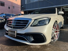 メルセデスAMG Sクラス S63 4マチック プラス ロング 4WD ダイナミックPKGワンオーナー 　フォージア
