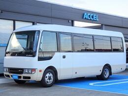 三菱ふそう ローザ STD 29人 ロング ディーゼルターボ 5MT 自動スイングドア マイクロバス