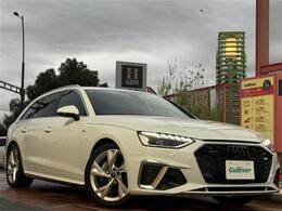 アウディ A4アバント 40 TDI クワトロ Sライン ディーゼルターボ 4WD S line plus コンフォートP 全方位カメラ