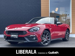 アバルト 124スパイダー 1.4 レコードモンツァマフラー　レザーナビPKG