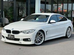 BMW 4シリーズグランクーペ 420i Mスポーツ ビルシュタイン車高調OP20AW柿本マフラー