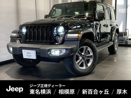ジープ ラングラー アンリミテッド サハラ 2.0L 4WD 認定中古車保証付　純正ナビ　レザーシート