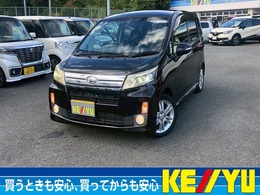 ダイハツ ムーヴ 660 カスタム RS タ-ボ 禁煙 純正HDDナビ DVD CDラジオ アイ