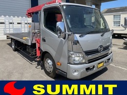 日野自動車 デュトロ 4.0　古河ユニック　積載車4段クレーン付き 