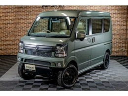 スズキ エブリイワゴン 660 PZターボ ハイルーフ 4WD リフトアップ　15インチタイヤホイール　ラ