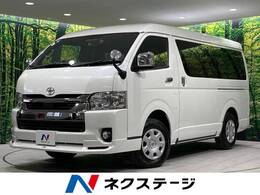 トヨタ ハイエースバン 2.7 スーパーGL ダークプライムII ワイド ミドルルーフ ロングボディ 4WD 後席モニター 全周囲カメラ ナビ 100W電源