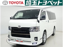 トヨタ ハイエースバン 2.0 スーパーGL ダークプライムII ロングボディ フルフラット　LEDヘットライト