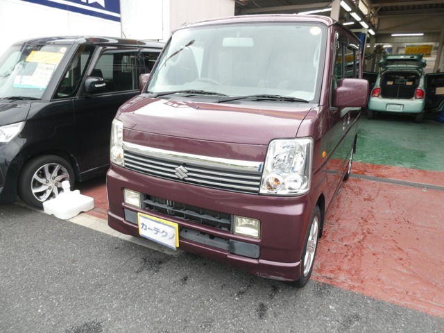 平成18年式スズキエブリイワゴンPZ ターボスペシャル　車検9年6月　走行53652km　キーレス　電動格納ドアミラー　フルセグナビ　Bカメラ　両側電動スライドドア　左リアオートステップ　純正アルミ