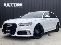 アウディ A6アバント 2.0 TFSI クワトロ 4WD RS6仕様 BOSE Bカメラ 黒革 ハルトゲ22イン