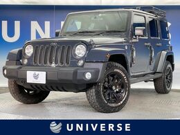 ジープ ラングラー アンリミテッド サハラ 4WD ALPINE製10インチナビ バックカメラ 禁煙車