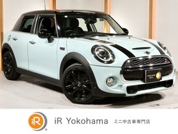 ミニ ミニ アイスブルー ブラック エディション 限定車6速MT 禁煙車 純正ナビ バックカメラ