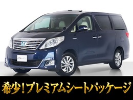 トヨタ アルファードハイブリッド 2.4 G プレミアムシートパッケージ 4WD 禁煙車/点検記録簿9枚/サンルーフ/プレミア