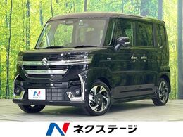 スズキ スペーシア 660 カスタム ハイブリッド XSターボ 禁煙車 ETC 8型ナビ 両側電動 ドラレコ