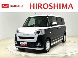 ダイハツ ムーヴキャンバス 660 ストライプス G LEDオートライト・フォグランプ　電動パ