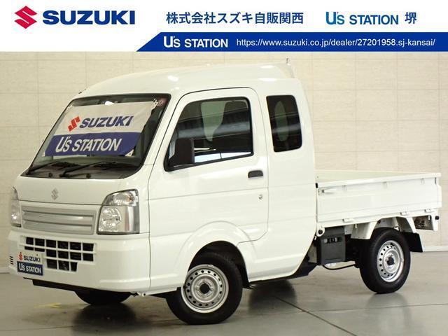 軽自動車ですが、荷台広々♪　お仕事現場でも農作業でも　大活躍な軽トラック　キャリイ！シートバックのスペースがうれしい　スーパーキャリイです☆　※当社では業販及び転売目的の方への販売はお断りしております